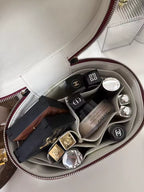Gepersonaliseerde Leren Toilettas & Make-up Organizer