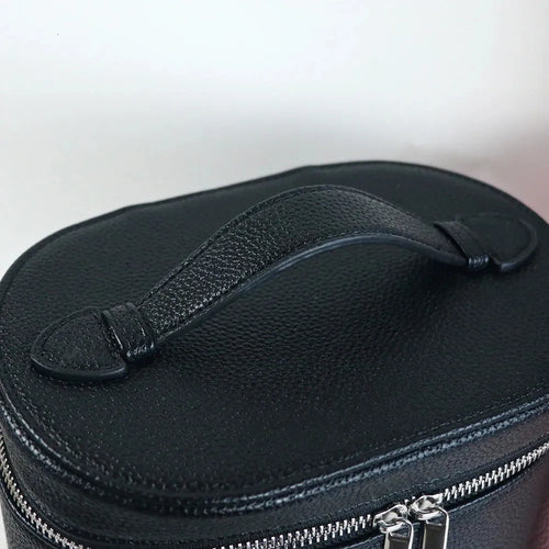 Gepersonaliseerde Leren Toilettas & Make-up Organizer